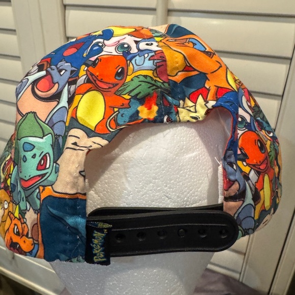 Colorful Pokémon Nintendo Pikachu Snapback Hat OSFA‎ - Picture 4 of 5